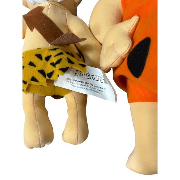 Vintage Hanna-Barbara 1994 Flinstones Dolls - Fred, Bam-Bam and Pebbles! - Picture 4 of 6